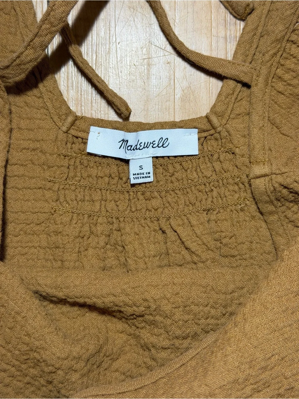 Madewell lightspun peplum